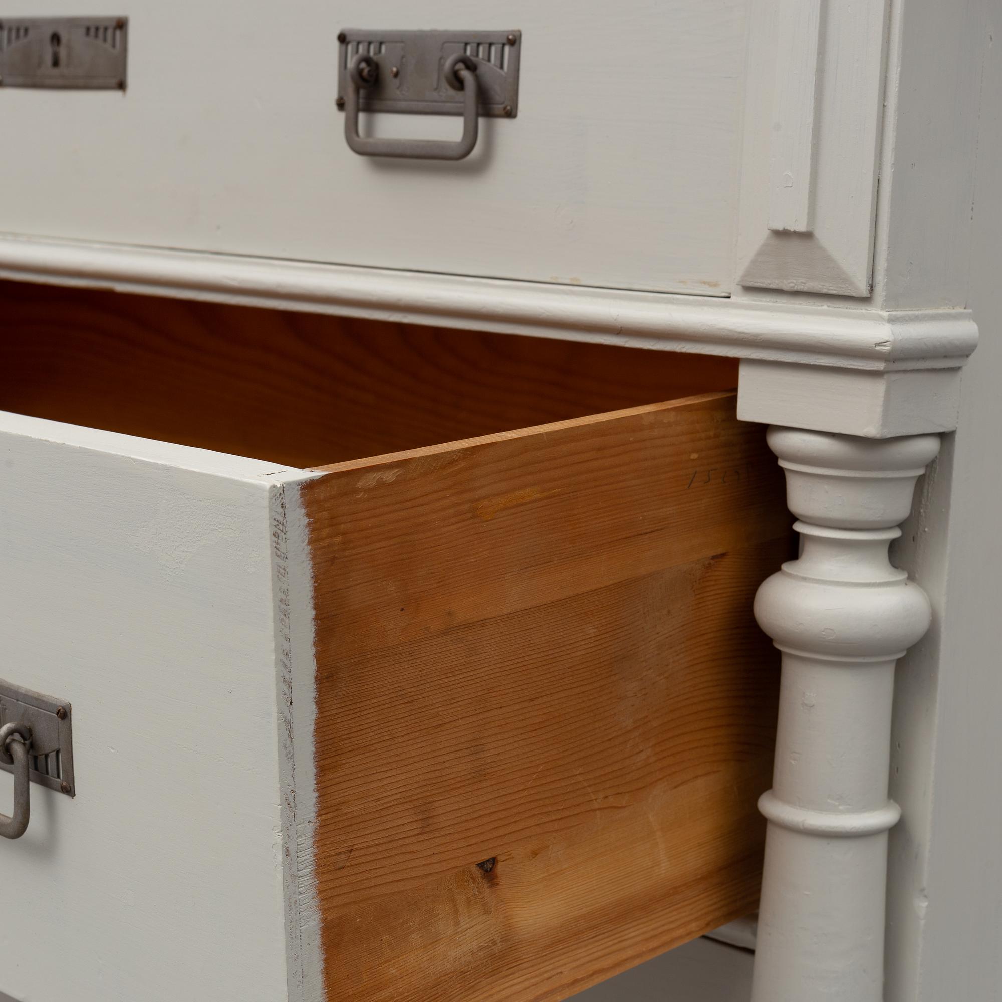 a chest of drawers from around 1900.