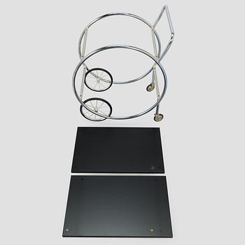 Serving trolley, functionalist style, 2000s.