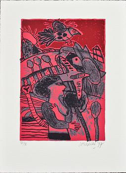 BEVERLOO CORNEILLE, färgserigrafi, signerad och numrerad VI/X.