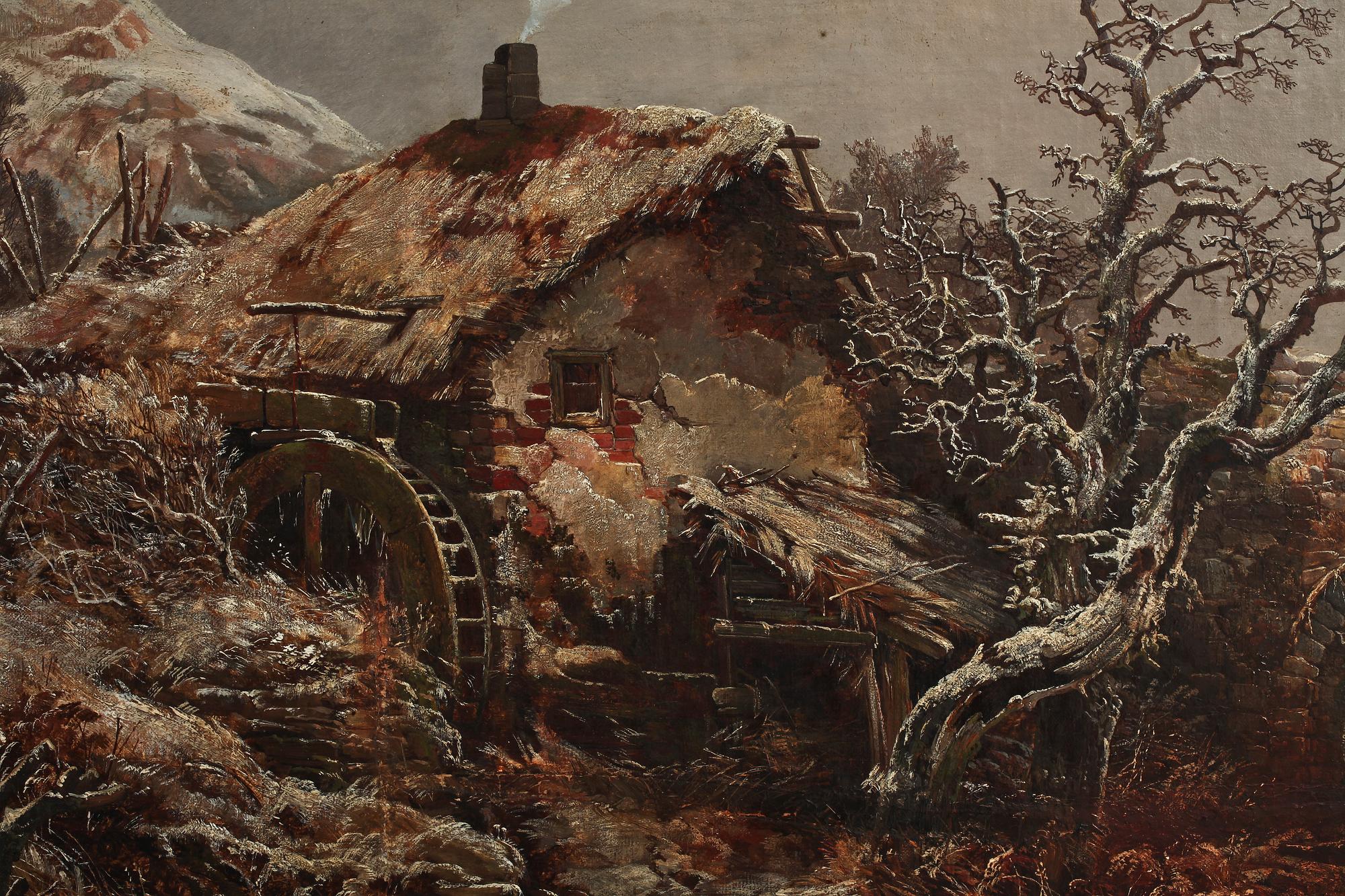 CHARLES BRANWHITE, olja på duk, osign.