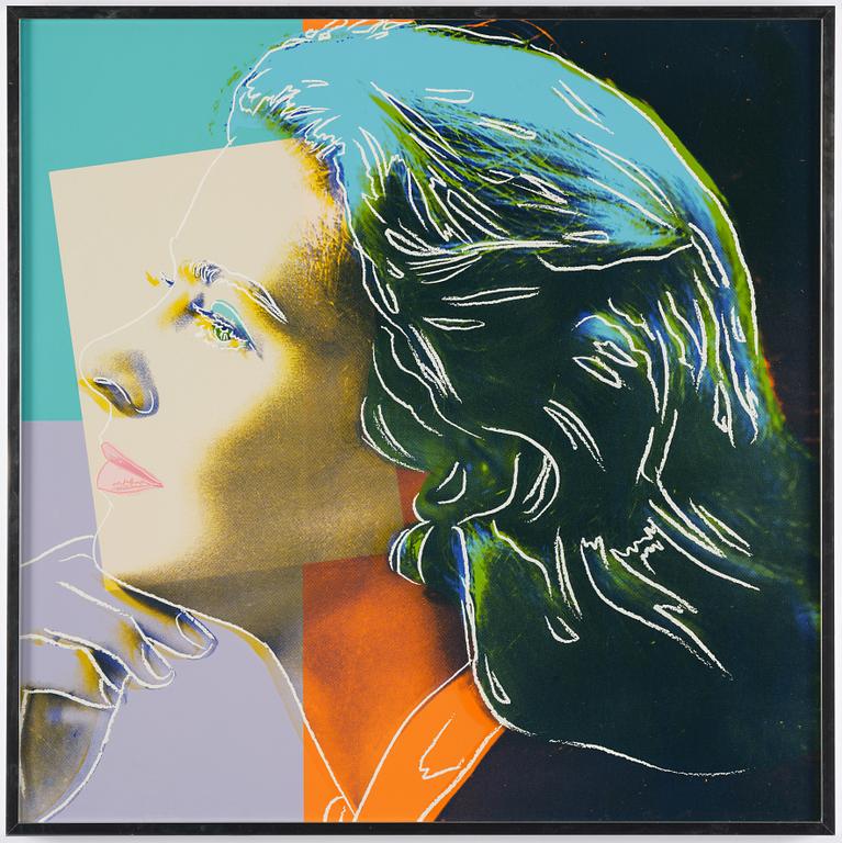 Andy Warhol, "Herself", from: "Three portraits of Ingrid Bergman".