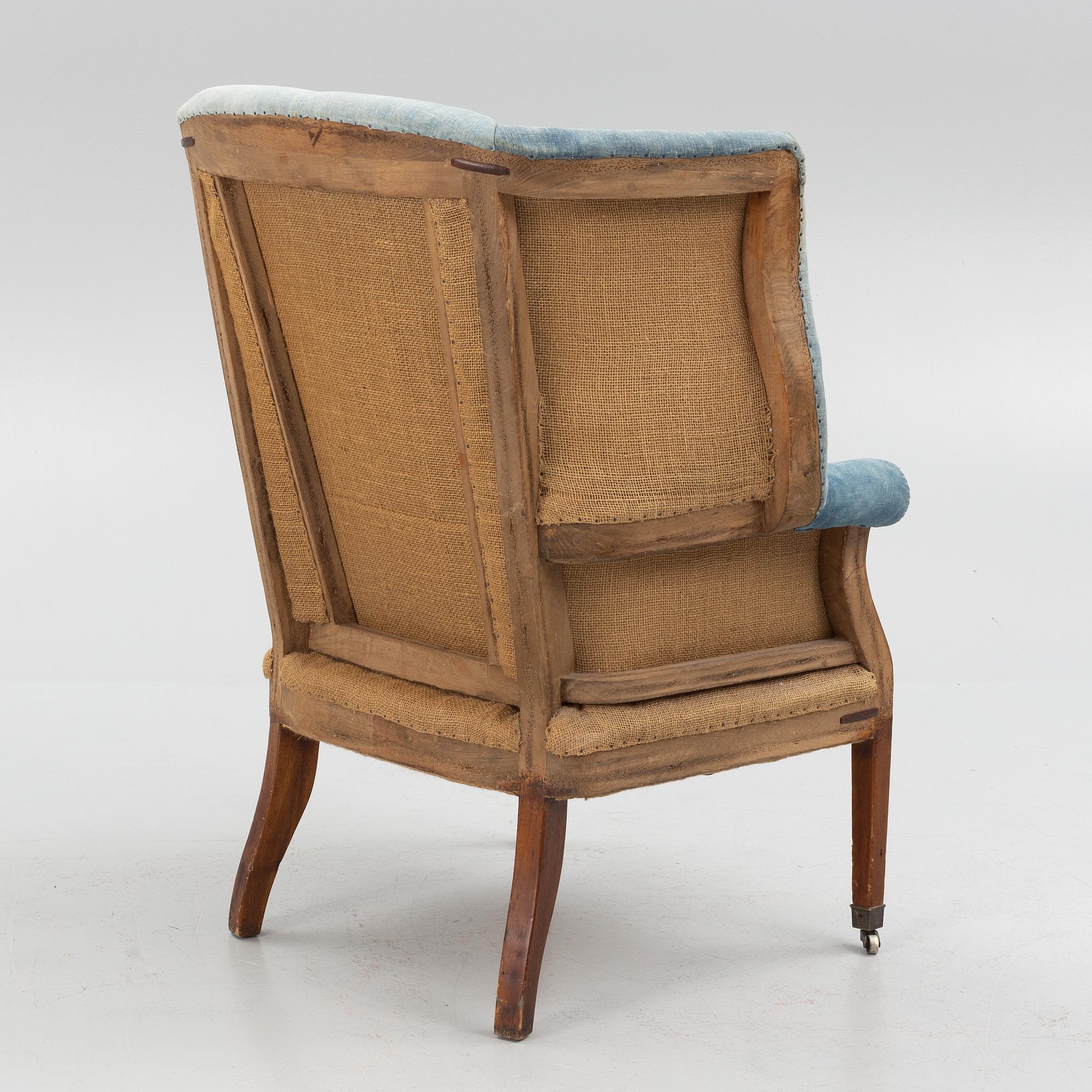 Ralph Lauren Home, a 'Hepplewhite wing chair'.