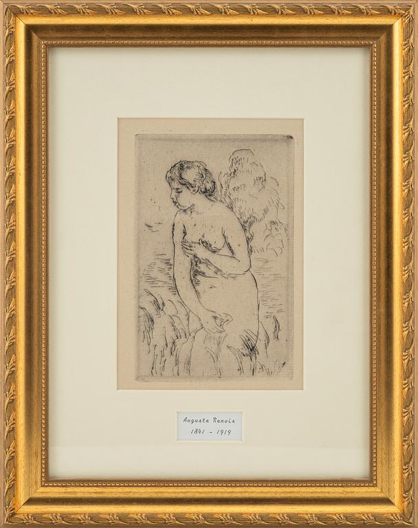 Pierre-Auguste Renoir, etching. Not signed.