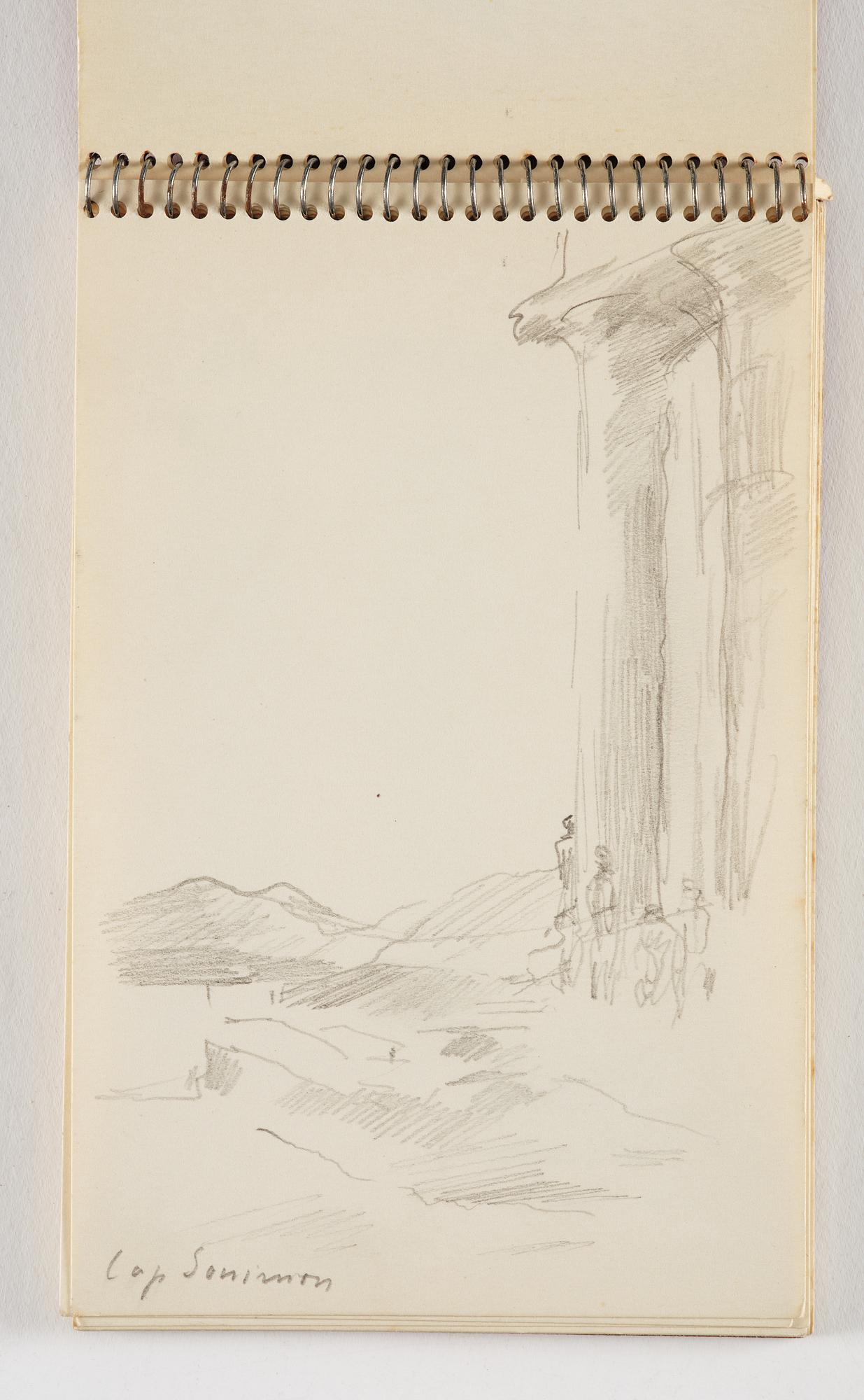 Lotte Laserstein, 10 små skissblock med teckningar.