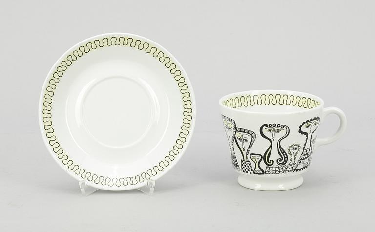 TEKOPP, porslin, Birger Kaipainen, Arabia, Finland, 1900-talets mitt.