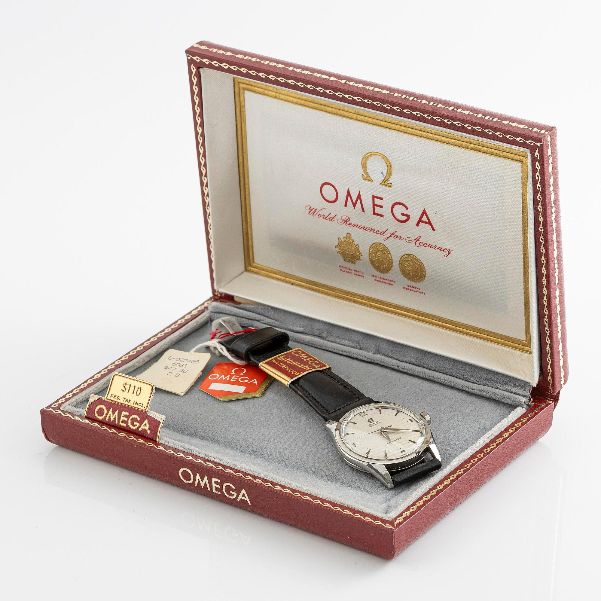 Omega, Seamaster, "Honeycomb Dial", ca 1954.