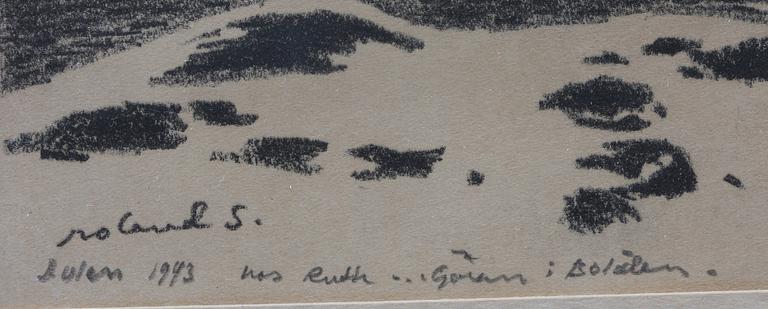 SVENSSON, ROLAND, litografi, Sign o dat 1943.