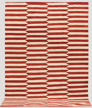 A carpet, flat weave,  slätväv, ca 290 x 205 cm.