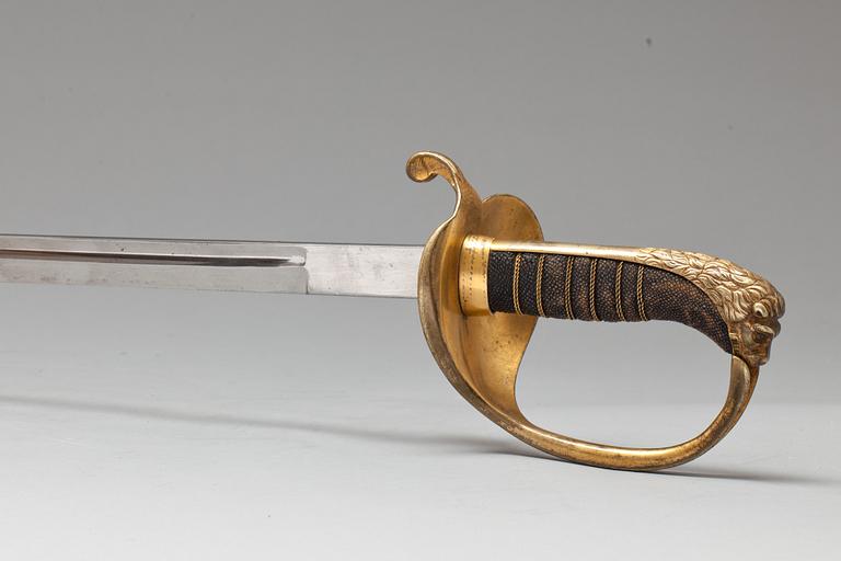 SABEL, svensk, omkring 1870, sk "tillåten modell".