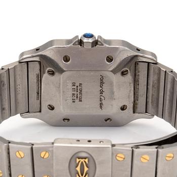 CARTIER, Santos, wristwatch, 29 x 28 (41) mm,