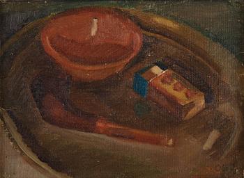 441. Åke Göransson, "Ashtray, pipe and matchbox" (Askfat, pipa och tändsticksask).