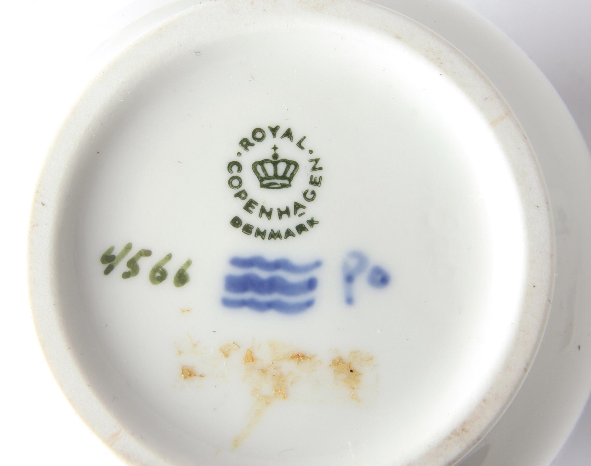 PARTI PORSLIN, 3 delar, Royal Copenhagen och Bing & Gröndahl.