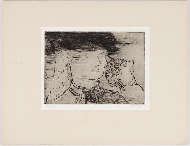 Hans Wigert, Fågel, katt och man.