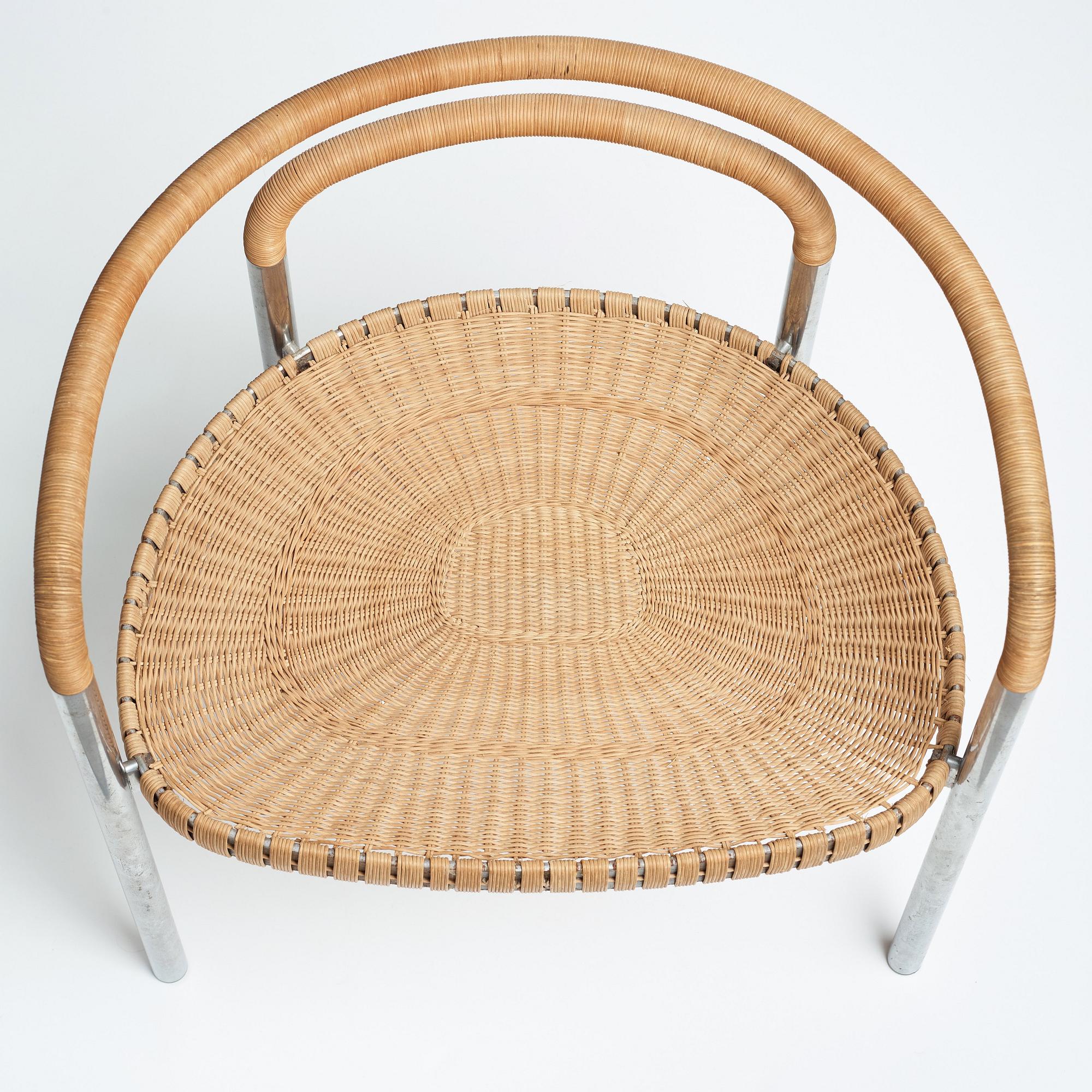Poul Kjaerholm, a "PK 12" chair, edition E Kold Christensen, Denmark ca 1962.
