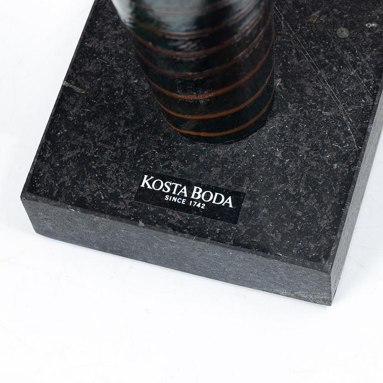 Bertil Vallien, Three glass objects, Kosta Boda.