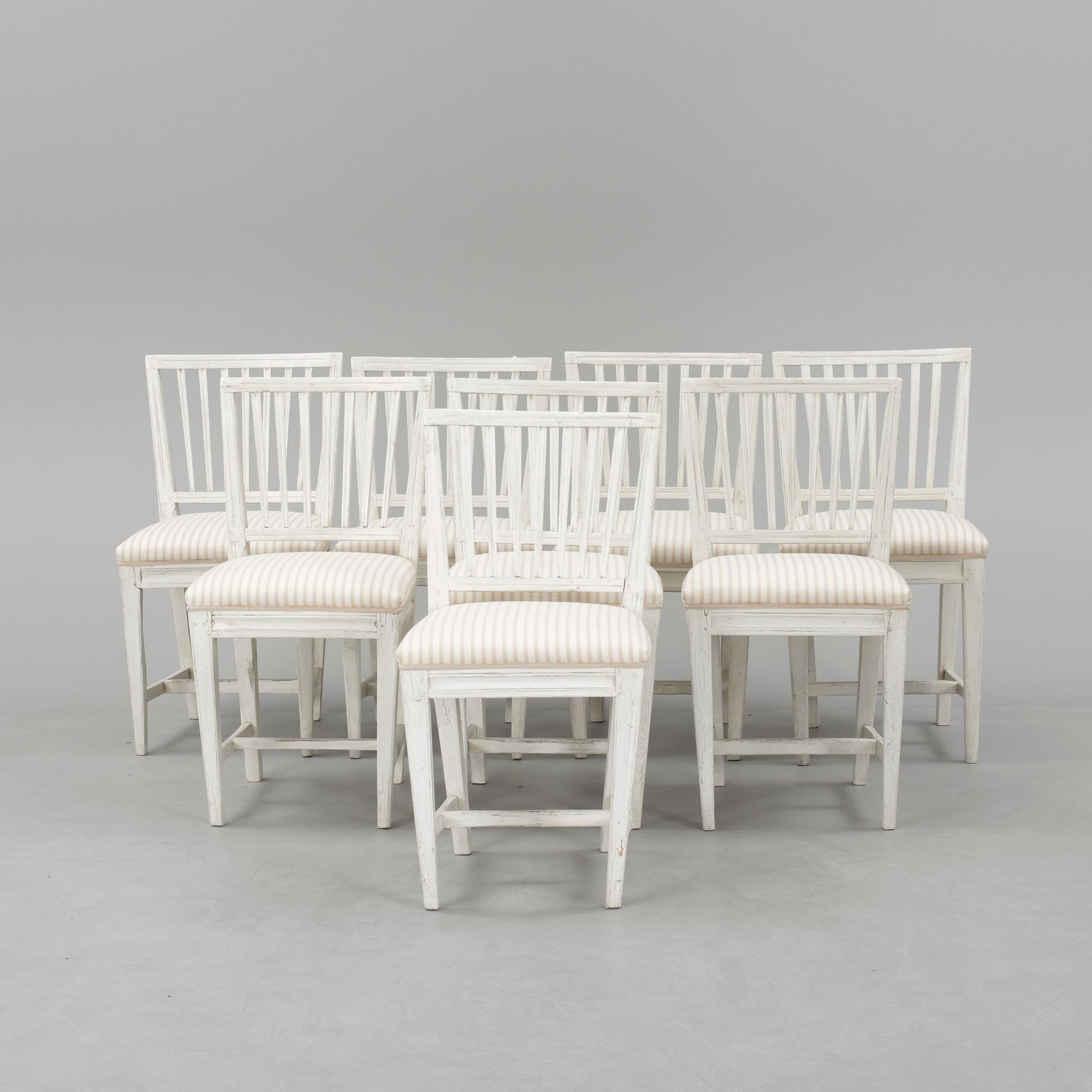 STOLAR, 8st, allmoge, 1800-tal.