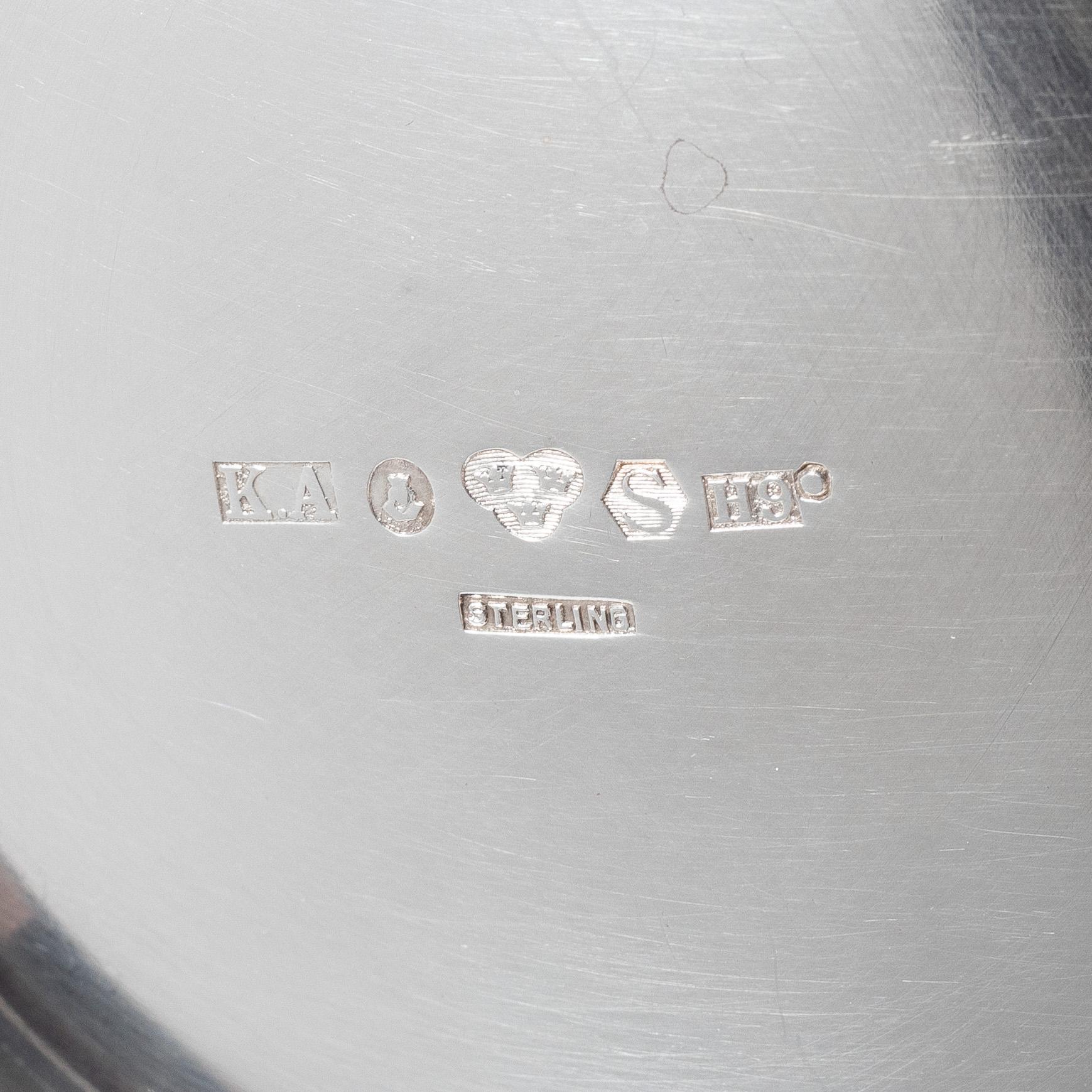 Karl Anderson, Bowl, silver, Stockholm 1958.