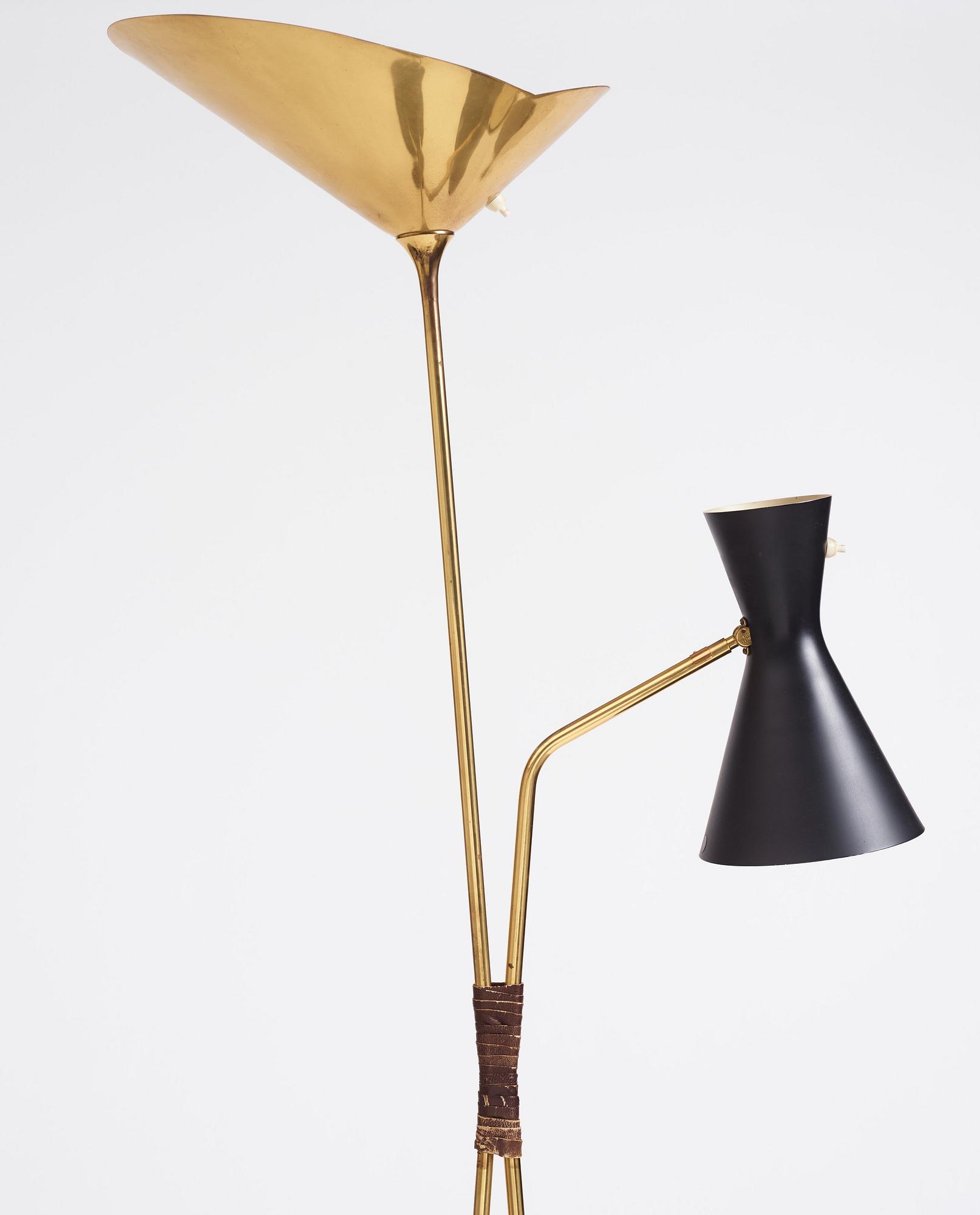 ASEA, a Swedish Modern floor lamp, model "E1781", 1950s.