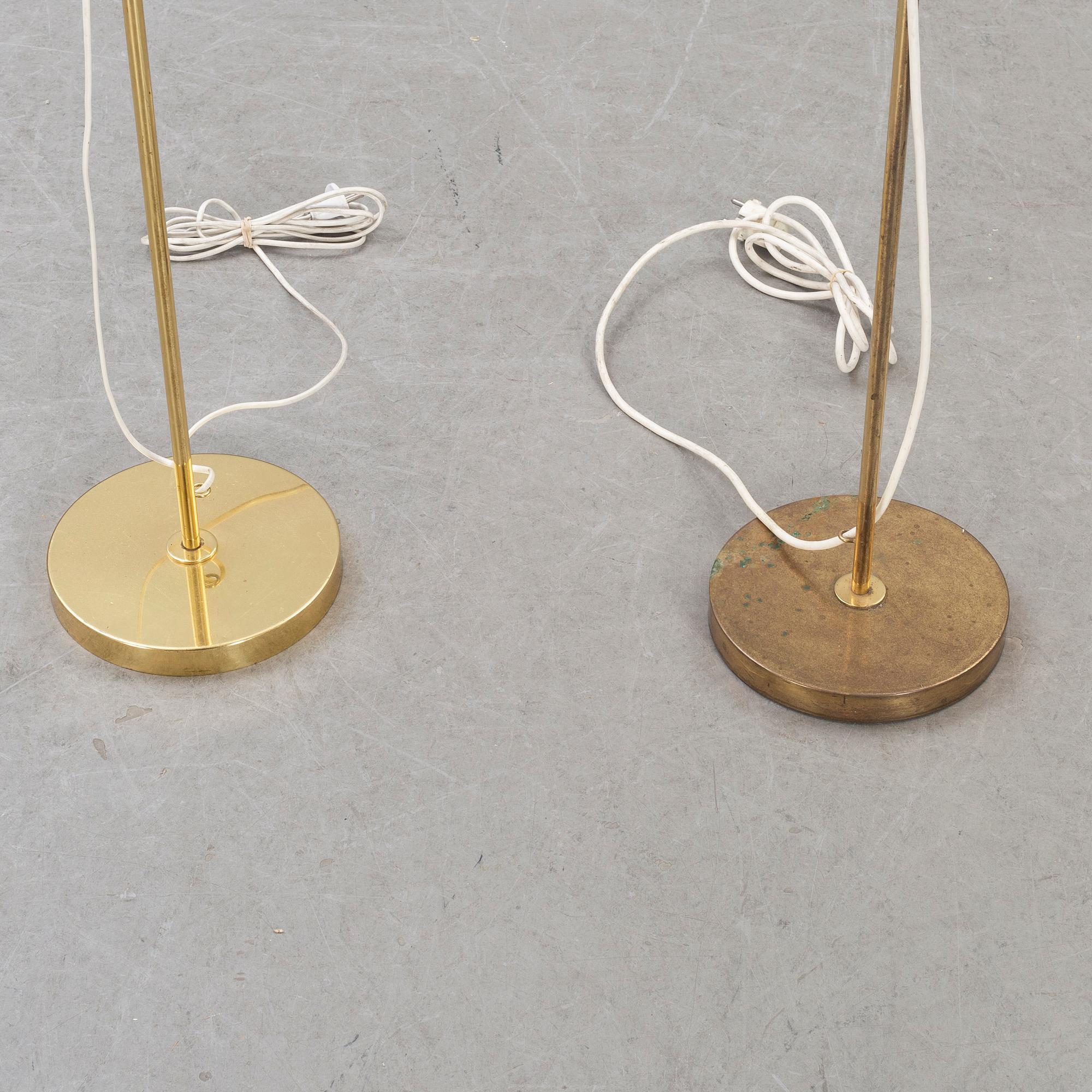 Hans-Agne Jakobsson, Markaryd, floor lamps, a pair, Model G 89.