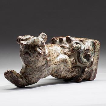 FIGURIN, stengods, Knud Kyhn, Royal Copenhagen, 1950-tal.