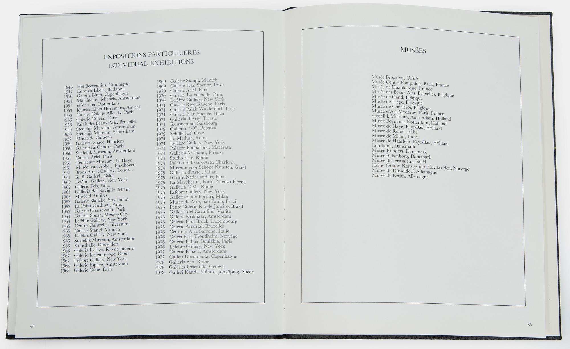 Beverloo Corneille, Book, "Corneille Aujourd'hui - Corneille Today" by André Laude. With illustrated dedication by the Artist.