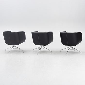 Alexander Lervik, fåtöljer, 3 st, modell F271, Scandiform.