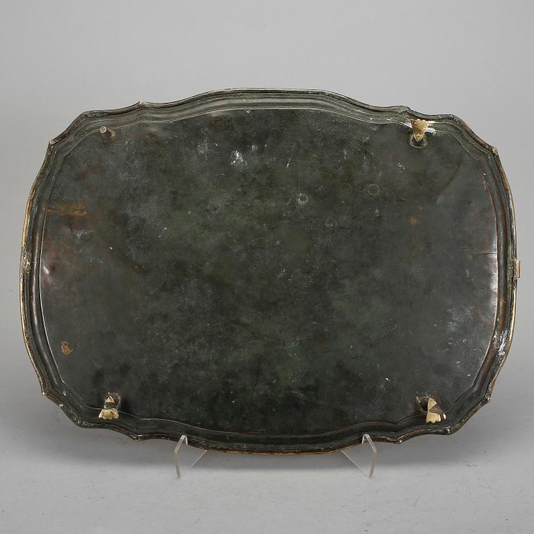 BRICKA, mässing, 1700-tal.