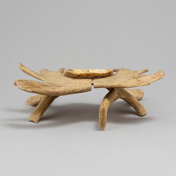 NILS NILSSON SKUM, hornmontage/skål, signerad och daterad 1933.