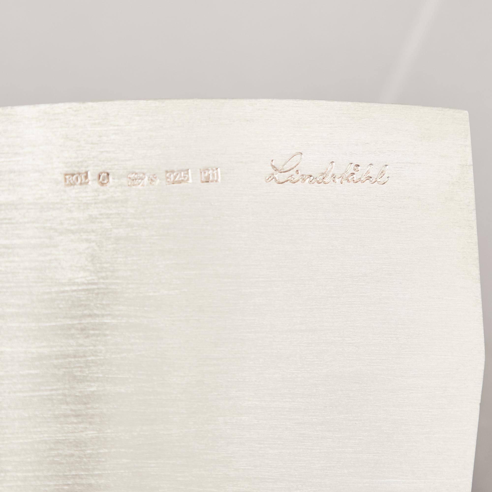 Rolf Lindståhl, skål, sterling silver, Stockholm 2013.