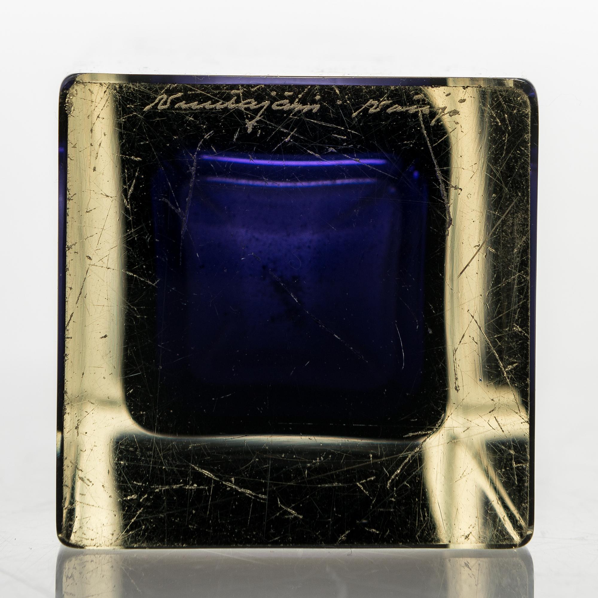 KAJ FRANCK, MALJAKOITA, 4 kpl, lasia. SIgneerattu Nuutajärvi Notsjö.