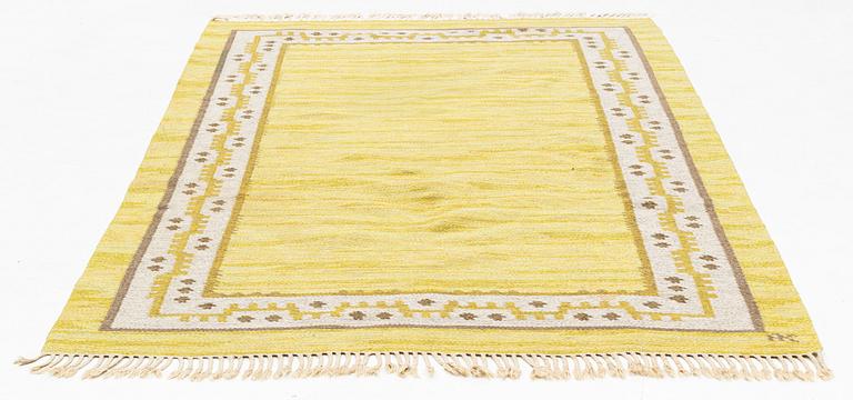 Aina Kånge, a Swedish flat weave carpet, c. 237 x 169 cm.