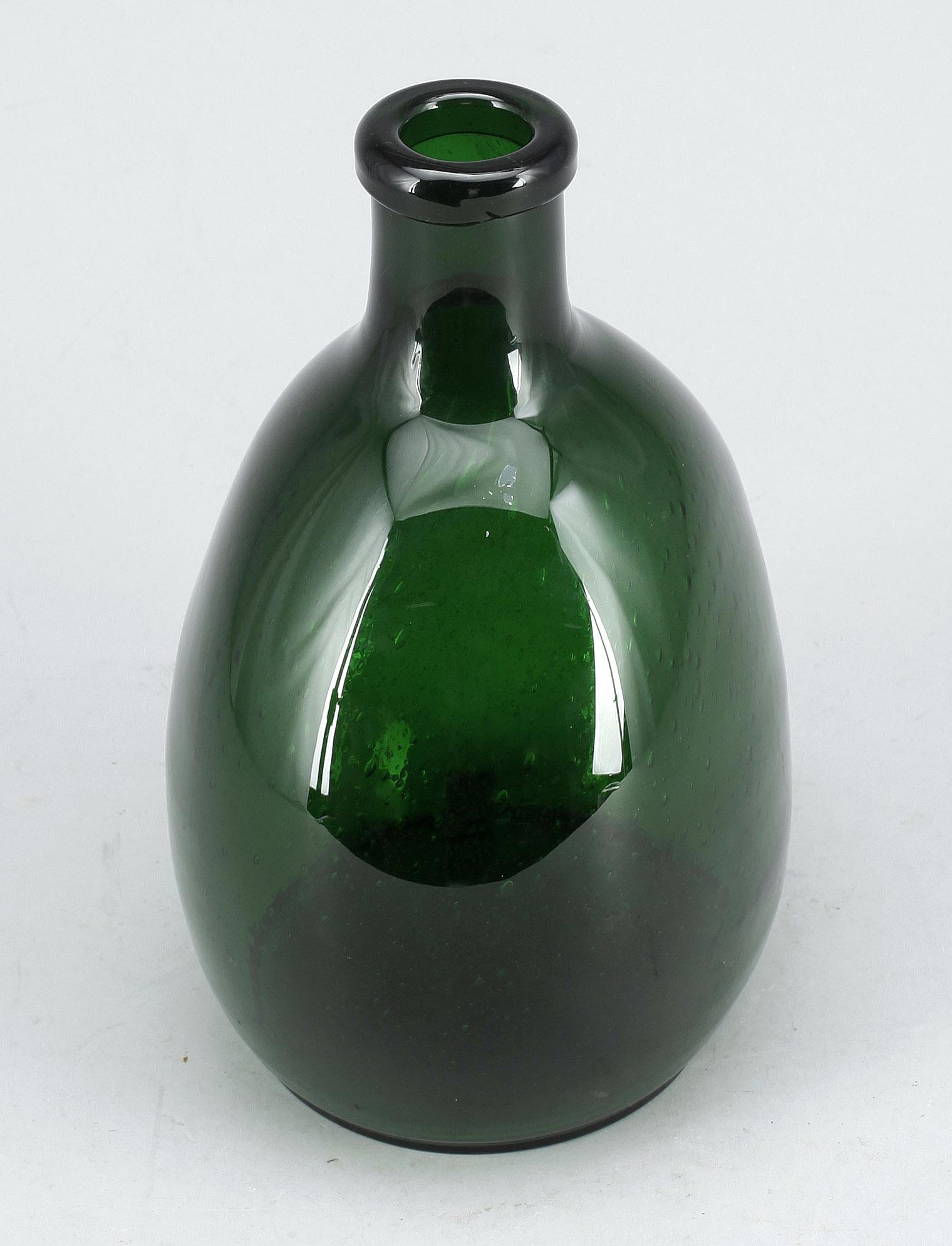 FLASKA, glas, möjligen Kaj Frank, Nuutajärvi Notsjö.