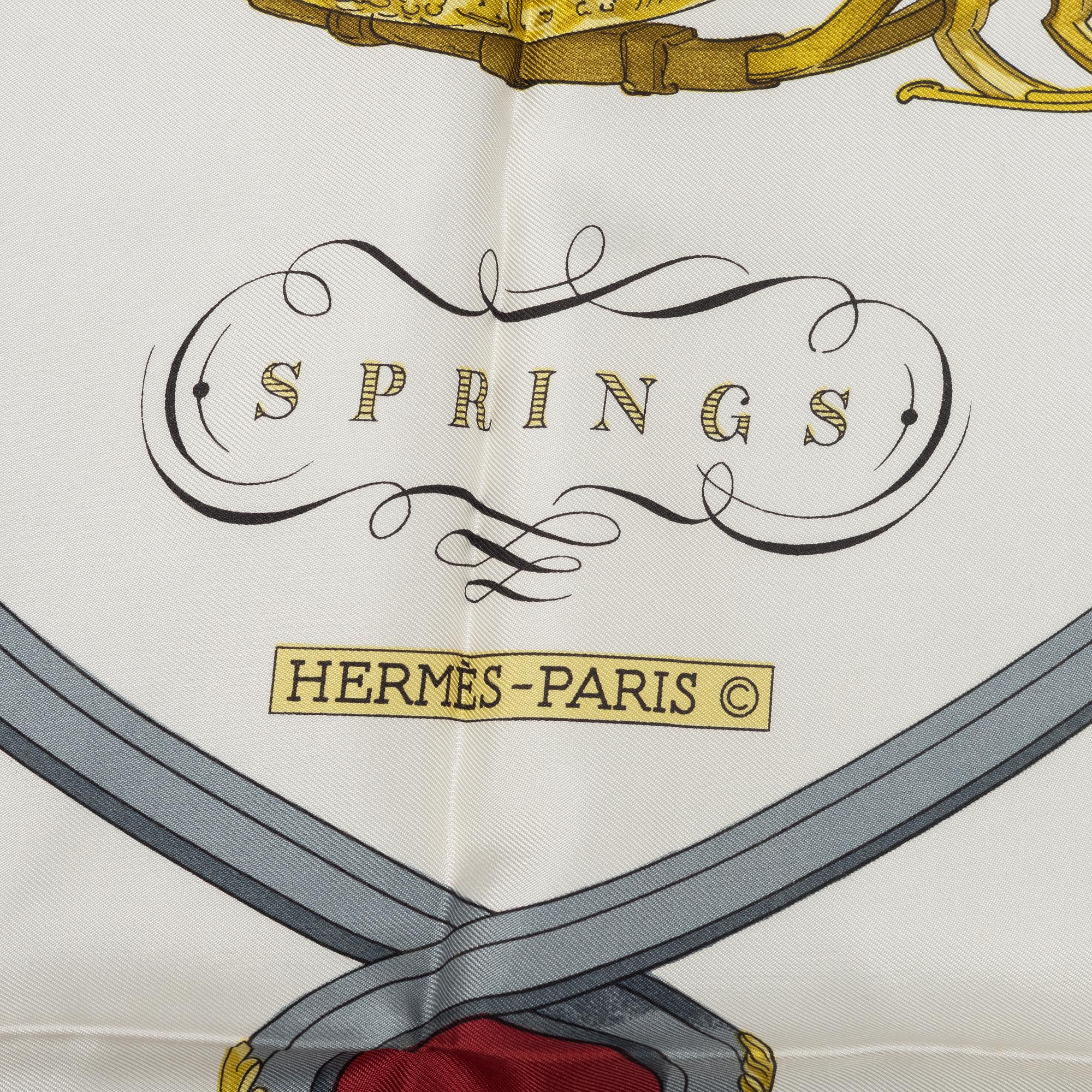 Hermès, scarf, "Springs".