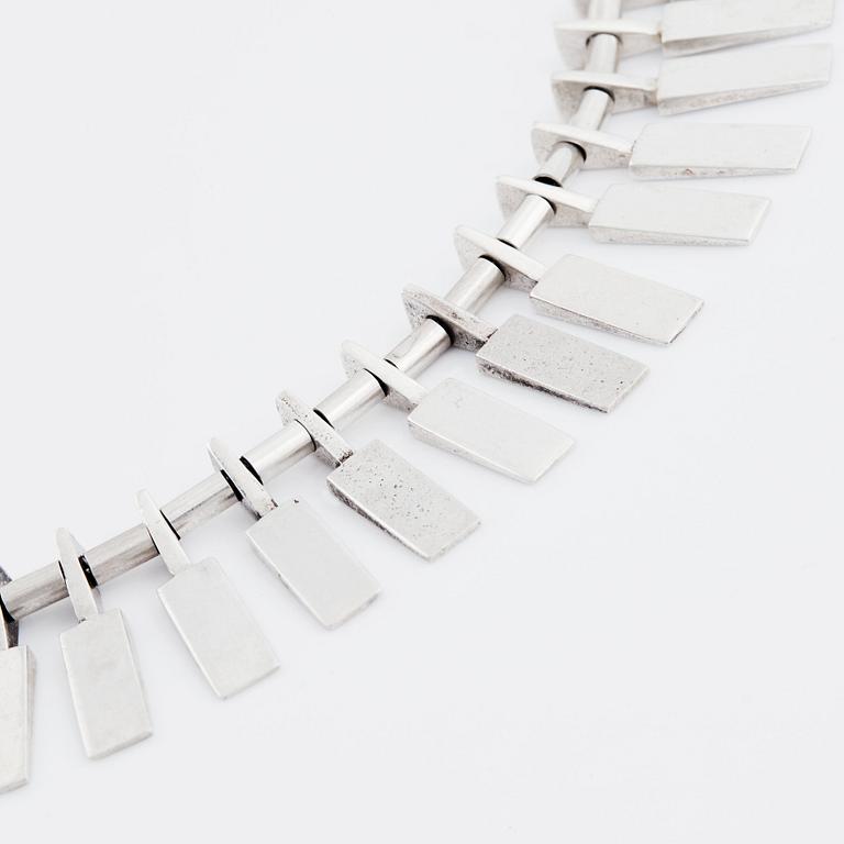 Inga-Britt "Ibe" Dahlquist, a sterlings silver necklace, Visby 1965.