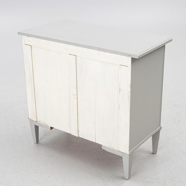 A Gustavian style chest of drawers, mid-20th century.