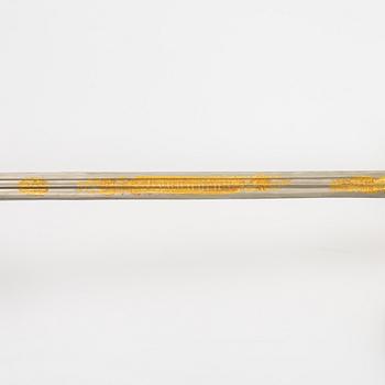 A Swedish sword with scabbard, model 1859, for an officer.