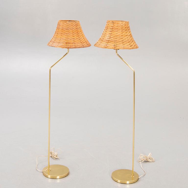 Floor lamps, a pair, Bergboms, the last part of the 20th century.