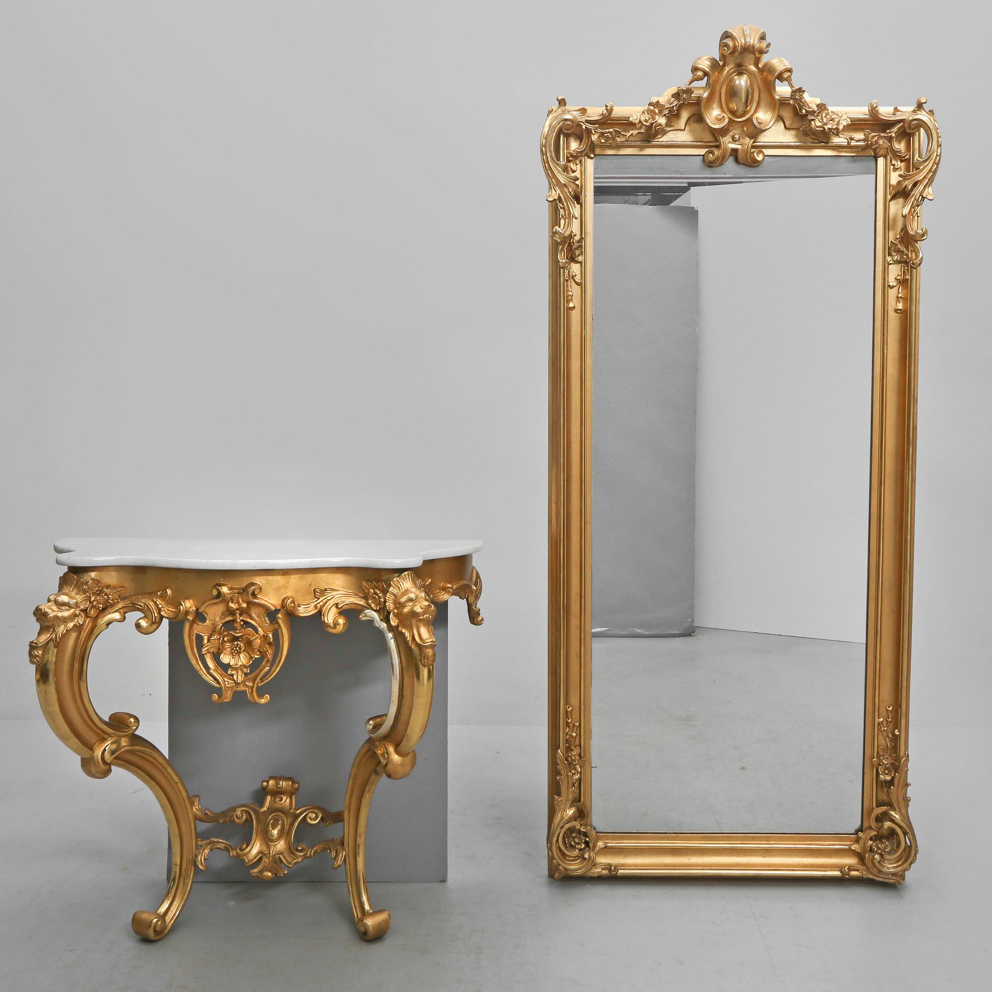 SPEGEL och KONSOLBORD, 1800-talets andra hälft.