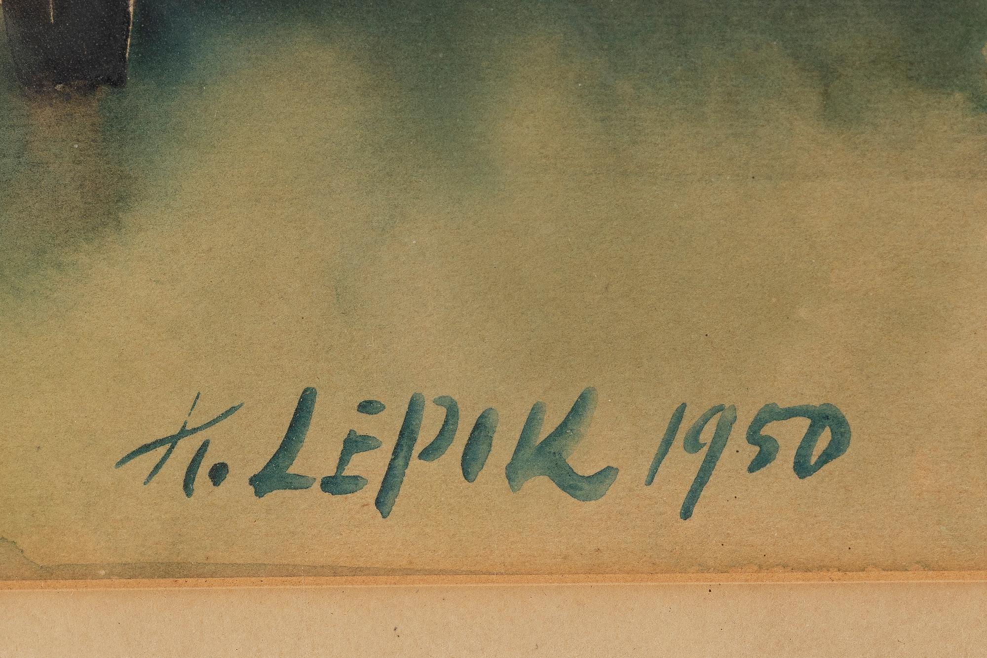 Hugo Lepik, Untitled.