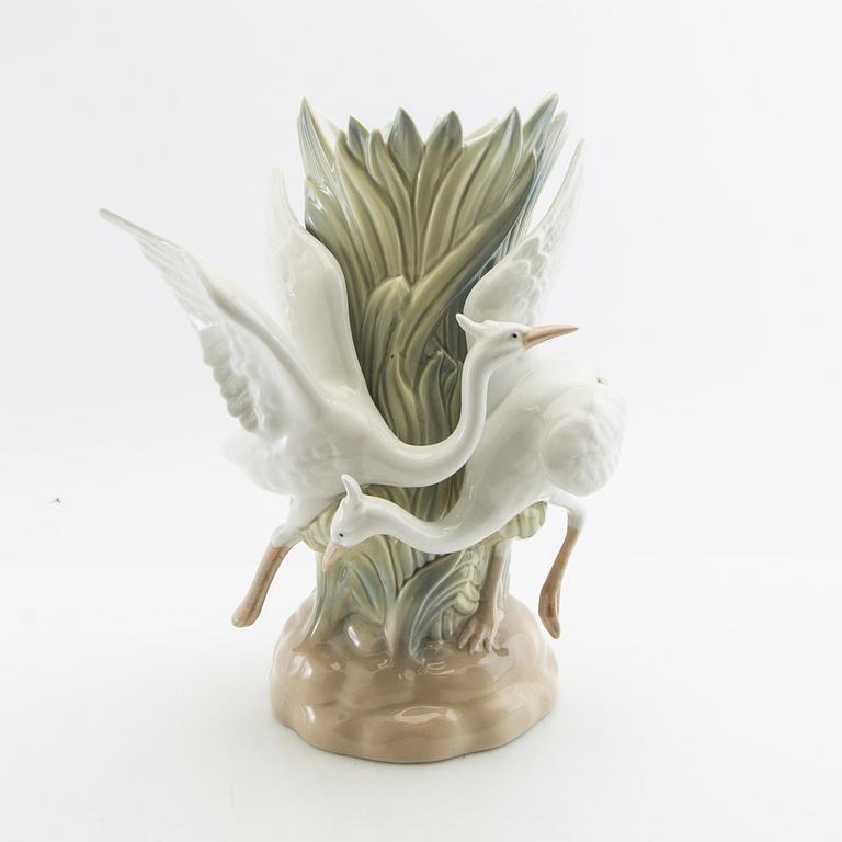 Vase, porcelain, M. Requena, Valencia, Spain, second half of the 20th century.