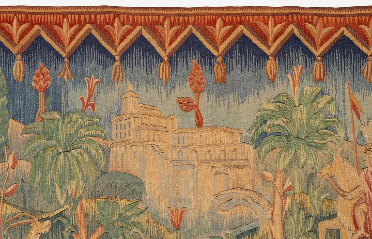 Carl Malmsten, a tapestry,  c. 213 x 113 cm, Handarbetets vänner, signed signed CM (V) dated 1920.
