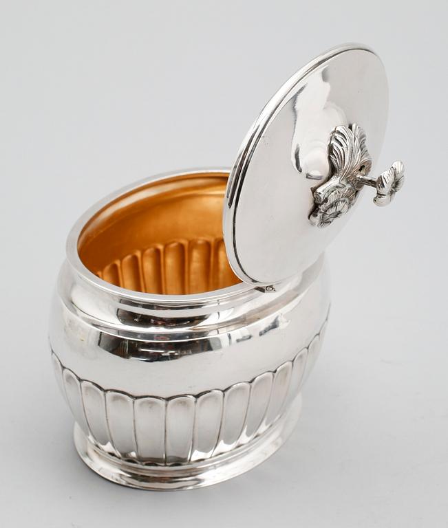 SOCKERSKRIN, silver, 1936. Vikt 411 g.