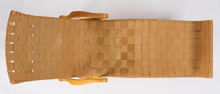 Bruno Mathsson, a "Pernilla 3" lounge chair, Firma Karl Mathsson, Värnamo, 1940s.