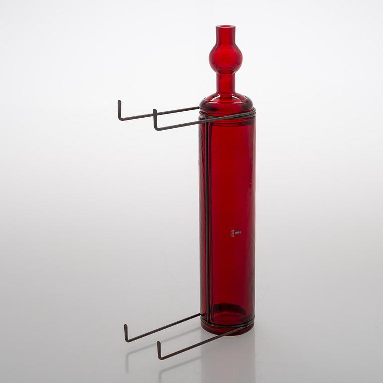 Markku Salo, A glass sculpture, 'Hot', signed M. Salo Nuutajärvi.