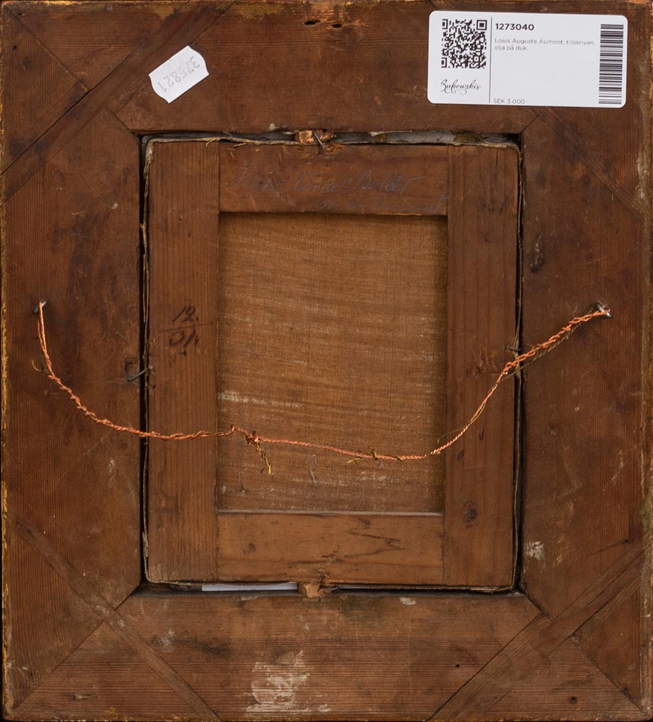 Louis Auguste Aumont, ascribed oil on canvas.