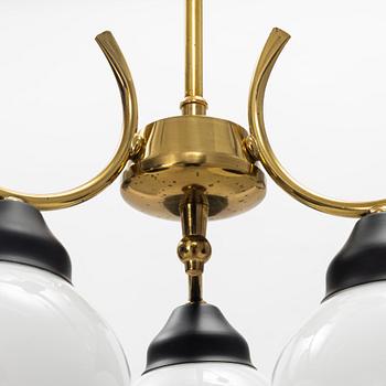 A mid century modern ceiling lamp.