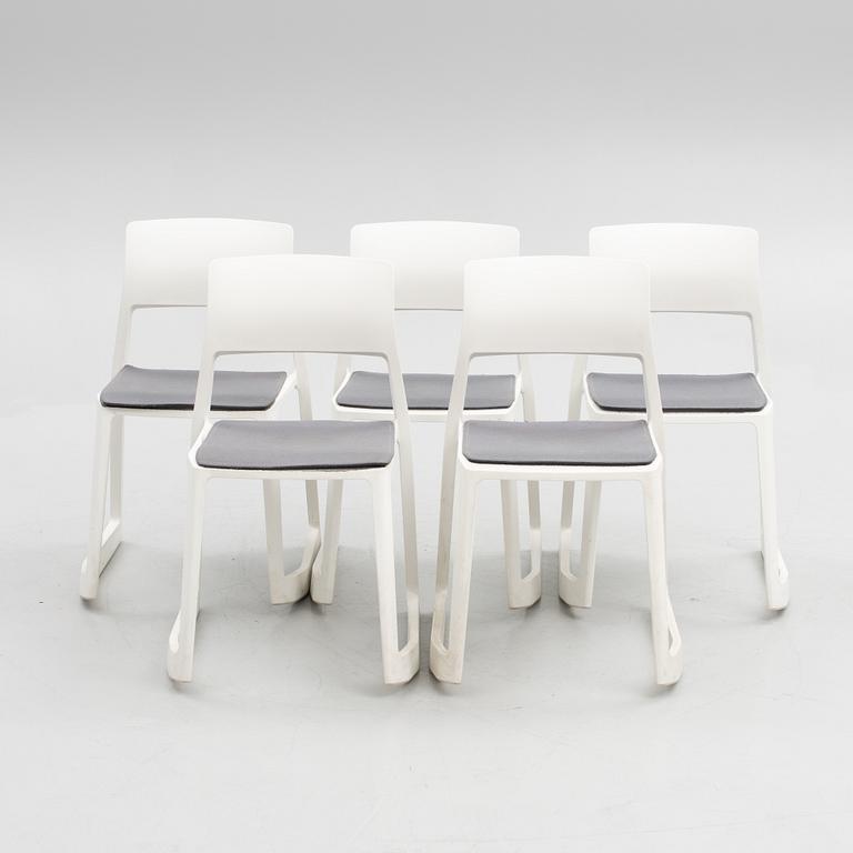 Edward Barber & Jay Osgerby, five  'Tip Ton'-chairs, Vitra.