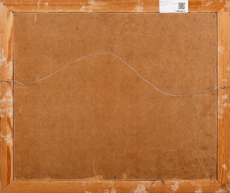 PAUL MYRÉN, olja på pannå, signerad.