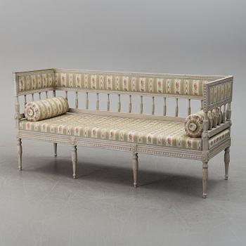 A SOFA, late gustavian, early 19th century.