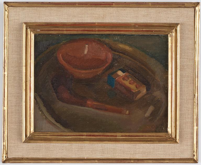 Åke Göransson, "Ashtray, pipe and matchbox" (Askfat, pipa och tändsticksask).